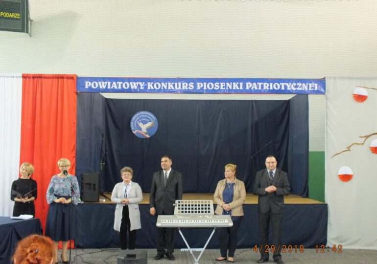 POWIATOWY KONKURS PIOSENKI PATRIOTYCZNEJ